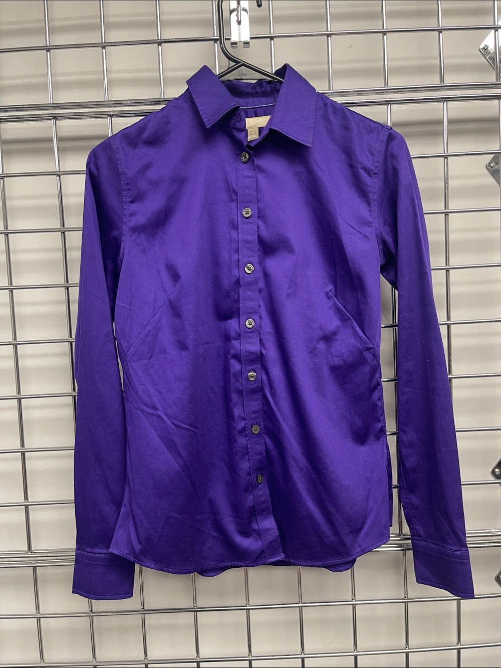 Woman’s  Purple Dress Shirt - Classic Button-Up